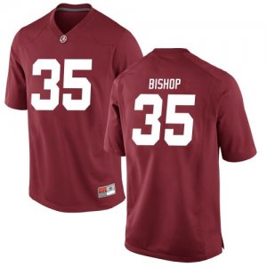 Youth Alabama Crimson Tide #35 Cooper Bishop Crimson Game NCAA College Football Jersey 2403VZQB3